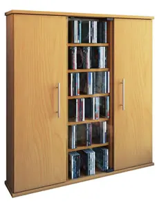 Details zu CD-Schrank VCM Santo für 450 CDs oder 195 DVDs