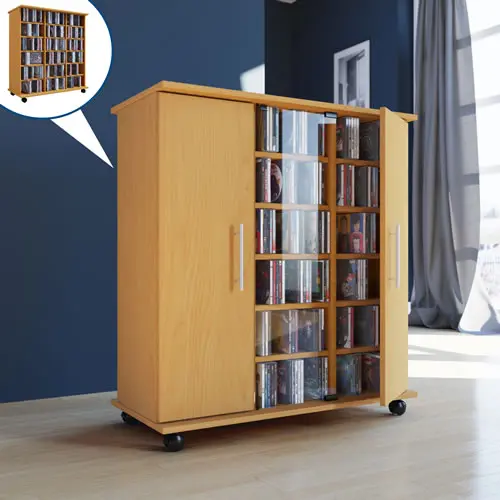 CD/DVD-Sideboard VCM Luxor für 900 CDs oder 390 DVDs (CD-Sideboards)