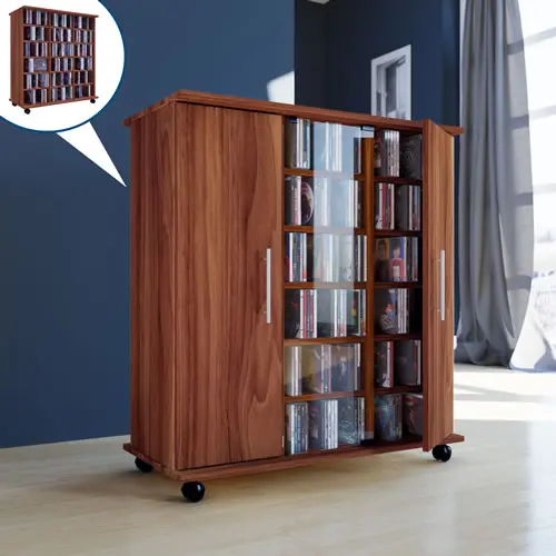 CD/DVD-Sideboard VCM Luxor für 900 CDs oder 390 DVDs (CD-Sideboards)