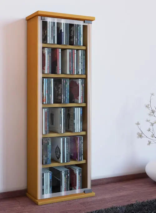 CD-Turm VCM Classic für 150 CDs oder 65 DVDs (CD-Tuerme 100-300)