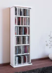 CD-Turm VCM Classic für 150 CDs oder 65 DVDs (CD- und DVD-Moebel)