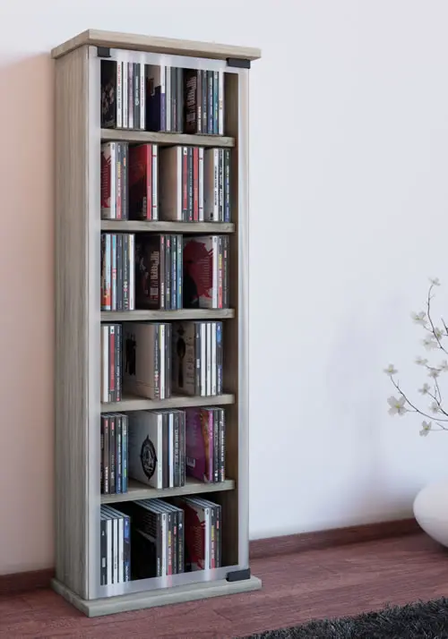 CD-Turm VCM Classic für 150 CDs oder 65 DVDs (CD-Tuerme 100-300)