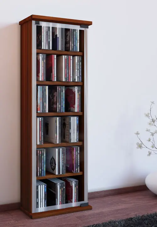 CD-Turm VCM Classic für 150 CDs oder 65 DVDs (CD-Tuerme 100-300)