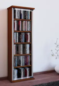 CD-Turm VCM Classic für 150 CDs oder 65 DVDs (CD- und DVD-Moebel)