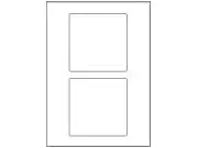 Etiketten 118 x 118mm, transparent - 20 Stück
