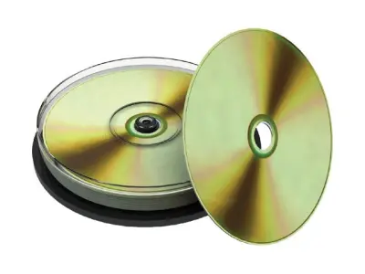Details zu CD-R bedruckbar weiß/gold - Archiv-CD - 10 Stück ArtNr.21809-69
