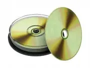 CD-R bedruckbar weiß/gold - Archiv-CD - 10 Stück