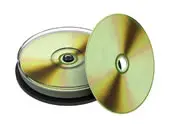 Details zu CD-R bedruckbar weiß/gold - Archiv-CD - 10 Stück ArtNr.21809-69