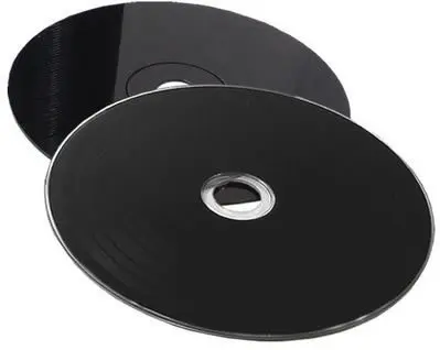 CD-Rohlinge Vinyl Color - etikettierbar - komplett schwarz (CD-Rohlinge Vinyl)