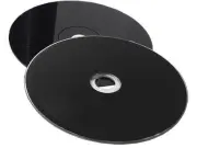 CD-Rohlinge Vinyl Color - etikettierbar - komplett schwarz