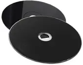 Details zu CD-Rohlinge Vinyl Color - etikettierbar - komplett schwarz ArtNr.21942-3742