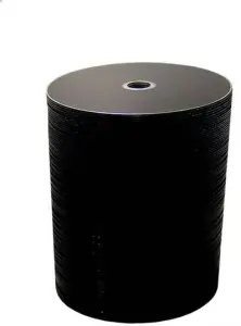 CD-Rohlinge Vinyl Color - etikettierbar - komplett schwarz