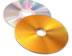 COLOUR-Line CD-Rohlinge Vinyl - gold/silber  (CD-Rohlinge etikettierbar) 