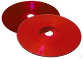 Details zu CD-Rohlinge Vinyl Color - etikettierbar - komplett rot ArtNr.21947-3743