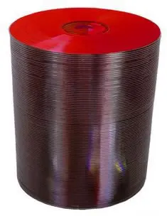 COLOUR-Line CD-Rohlinge Vinyl - komplett rot
