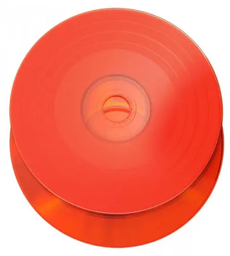 COLOUR-Line CD-Rohlinge Vinyl - komplett rot