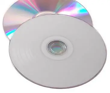 CD-Rohlinge Vinyl Color - etikettierbar - weiß/silber (CD-Rohlinge Vinyl)
