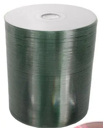 CD-Rohlinge Vinyl Color - etikettierbar - weiß/silber
