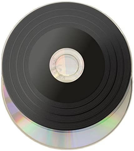 CD-Rohlinge Vinyl Color - etikettierbar - schwarz/silber (CD-Rohlinge Vinyl)