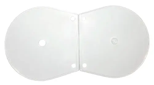 CView CD-Hüllen - klar/transparent - abheftbar (CD-Huellen Cshell)