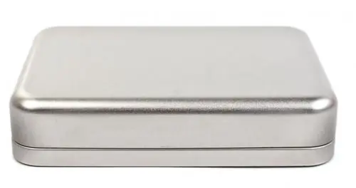 Designer Metalldose 15,5 x 11 cm (CD-Boxen Metall)