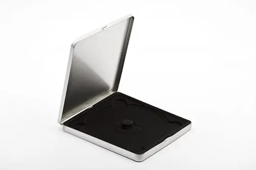 CD-Metallhülle TinTops R Samt für bis zu 3 Discs (CD-Boxen Metall)