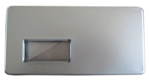Metallhülle im Briefformat mit Fenster (Designer Metallhüllen)