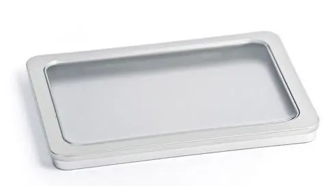 Metallhülle A5 mit Fenster (CD-Boxen Metall)