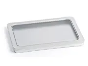 Metallhülle A5 mit Fenster