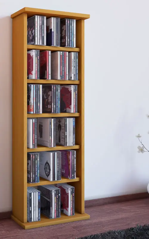 CD-Turm VCM Vetro für 150 CDs oder 65 DVDs (CD-Tuerme 100-300)