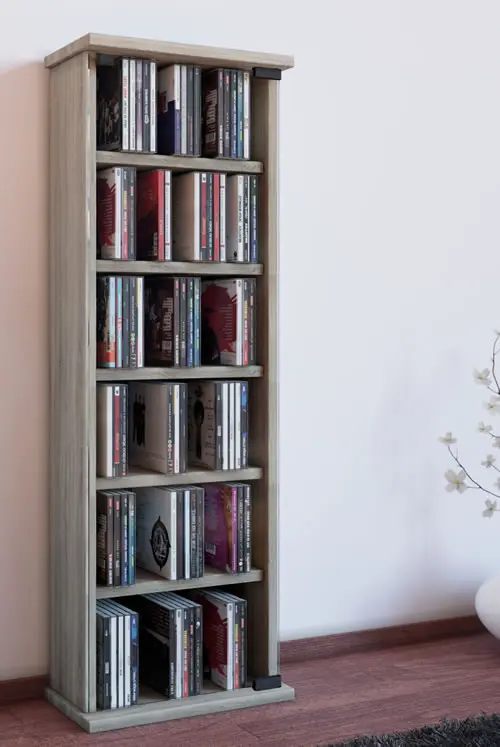 CD-Turm VCM Vetro für 150 CDs oder 65 DVDs (CD-Tuerme 100-300)