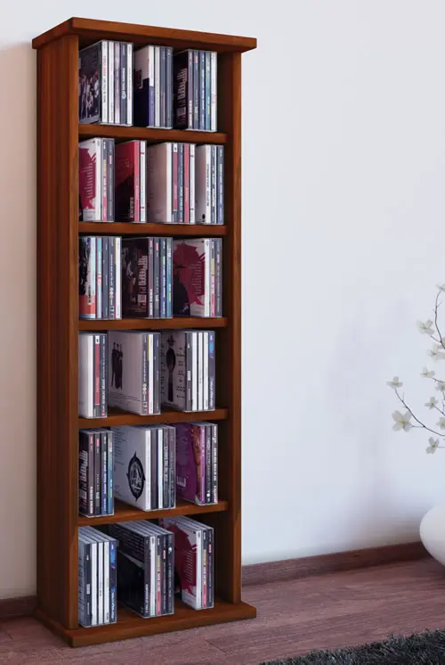 VCM CD/DVD-Turm "Vostan" für 150 CDs oder 65 DVDs (CD-Tuerme 100-300)