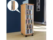 CD-Turm VCM Valenza drehbar für 300 CDs oder 130 DVDs
