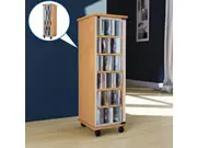 CD-Turm VCM Valenza drehbar für 300 CDs oder 130 DVDs