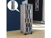 CD-Turm VCM Valenza drehbar für 300 CDs oder 130 DVDs
