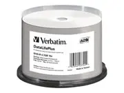 VERBATIM DVD-Rohlinge - bedruckbar/inkjet printable weiß - DVD-R 4,7GB - 50 Stück