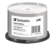 Details zu VERBATIM CD-Rohlinge - bedruckbar/inkjet printable weiß - 50 Stück ArtNr.43745-2687