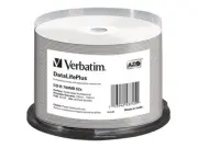 VERBATIM CD-Rohlinge - bedruckbar/inkjet printable weiß - 50 Stück