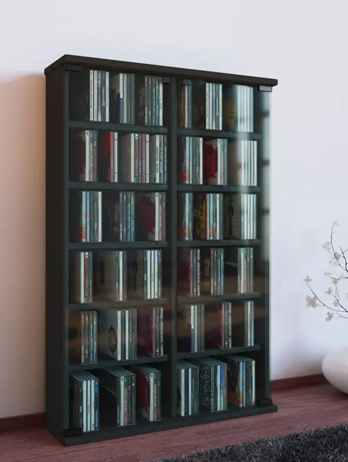 CD-Turm VCM Roma f�r 300 CDs oder 130 DVDs (CD-Tuerme 300-500)