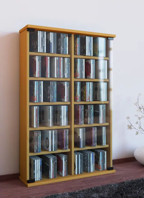 CD-Turm VCM Roma für 300 CDs oder 130 DVDs (CD-Tuerme 300-500)