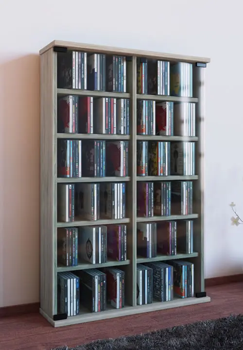 CD-Turm VCM Roma für 300 CDs oder 130 DVDs (CD-Tuerme 300-500)