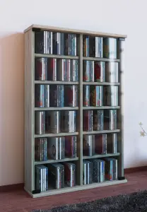 CD-Turm VCM Roma für 300 CDs oder 130 DVDs (CD- und DVD-Moebel)