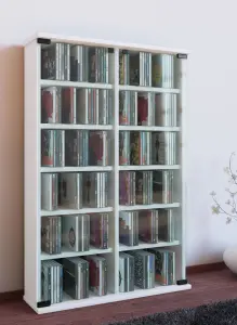 CD-Turm VCM Roma für 300 CDs oder 130 DVDs (CD- und DVD-Moebel)