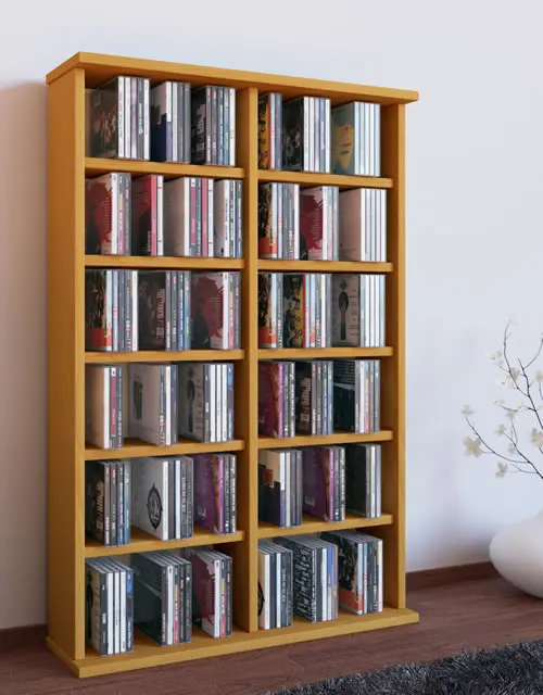VCM CD/DVD-Turm "Ronul" für 300 CDs oder 130 DVDs (CD-Tuerme 100-300)