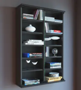 VCM CD/DVD Wand-Regal "Zuntisa" (CD-Tuerme 100-300)