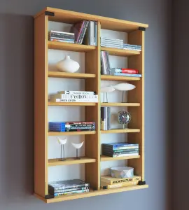 VCM CD/DVD Wand-Regal "Zuntisa" (CD- und DVD-Moebel)