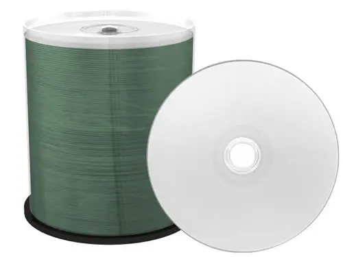 PREMIUM-Line CD-Rohlinge - bedruckbar/inkjet printable weiß - metallisiert - 100 Stück (CD-Rohlinge bedruckbar)