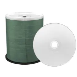 Details zu PREMIUM-Line CD-Rohlinge - bedruckbar/inkjet printable weiß - metallisiert - 100 Stück ArtNr.94104-956