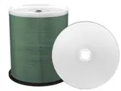 Details zu PREMIUM-Line CD-Rohlinge - bedruckbar/inkjet printable weiß - metallisiert - 100 Stück ArtNr.94104-956