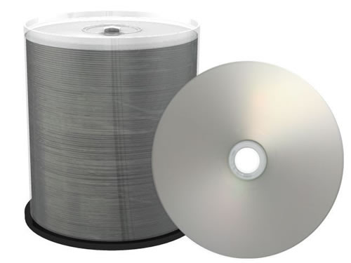 PREMIUM-Line CD-Rohlinge bedruckbar/inkjet printable silber - DIAMOND - 100 Stück (CD-Rohlinge bedruckbar)